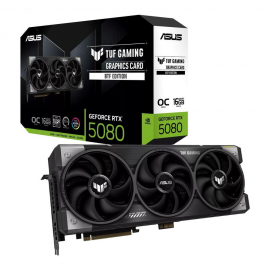 Видеокарта ASUS RTX5080 TUF GAMING BTF OC 16GB GDDR7 256bit 3xDP 2xHDMI 3FAN RTL (TUF-RTX5080-O16G-BTF-GAMING)