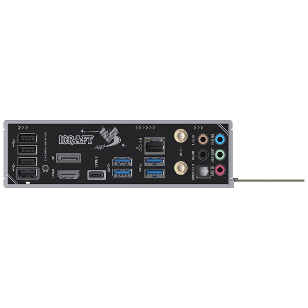 Материнская плата Maxsun MS-iCraft B850 AIGA B850, AM5, 4*DDR5, 2*PCIEx16, 1*PCIEx1, 4*M.2, 2*TypeC, 1*USB3.2Gen1, 4*USB3.2Gen2, 6*USB2.0, 2*SATA3.0, 5G, DP, HDMI, ATX, RTL