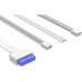 Корпус Case ID-Cooling WARE 300 White mATX/ win TG/ no fan/ Type C/ CPU 160mm/ GPU 320mm/ no PSU