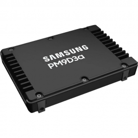 Твердотельный накопитель SSD Samsung MZWL67T6HBLC-00AW7 2.5 U.2, 7680GB, PM9D3a, 12k/6000 MB/s, 2000k/300k IOPS, NVME Gen 5, 1DWPD (5Y)