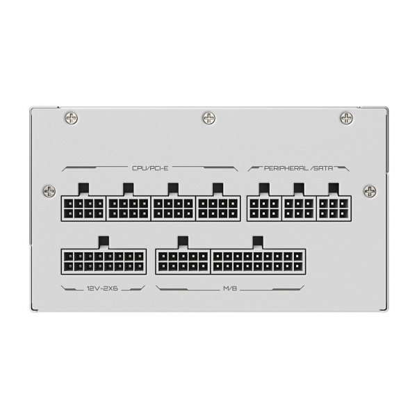 Блок питания ПК Gigabyte GP-GME1000GM PG5 ICE/PSU 1000W 1000W, Белый, 80Plus, Platinum, Полностью модульный, PCIe Gen 5.1, ATX 3.1 compatible.