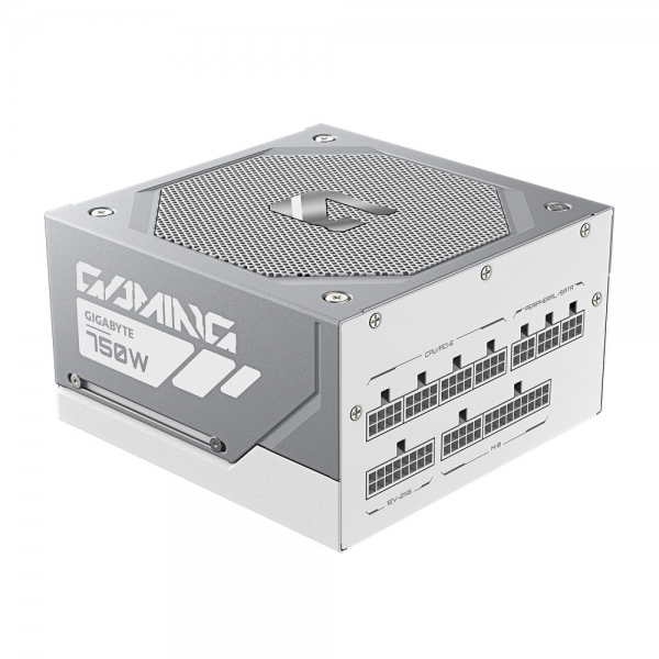 Блок питания ПК Gigabyte GME750GM PG5 ICE 750W, Белый, 80Plus, Platinum, Полностью модульный, PCIe Gen 5.1, ATX 3.1 compatible.