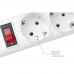 Фильтр-удлинитель Power Cube SPG-B-10-WHITE 5 розеток, белый, 3м, 10 А/2,2 кВт, 3*0.75 мм²