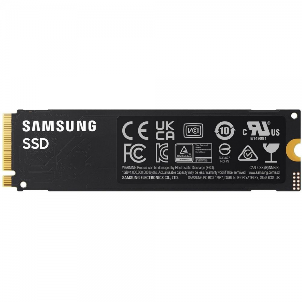 Твердотельный накопитель SSD M.2 2280 1TB Samsung 990 EVO NVMe 2.0, PCIe 4.0 x4,  TLC 3D NAND, 7150R/6450W MB/s