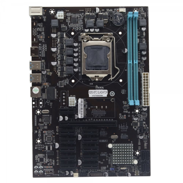 Материнская плата Esonic Bad Pack B250-BTC-Gladiator LGA 1151 ATX 2хDDR4 PCI-Ex16 11xPCI-Ex1 HDMI VGA RTL {20} bp