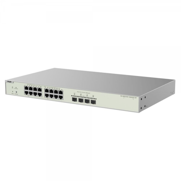 PoE Коммутатор, L2+ управляемый Ruijie/Reyee RG-NBS3300-16MG4XS-HP
