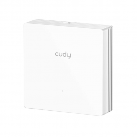 Точка доступа Wi-Fi CUDY AP1300E Wall AC1200 Gigabit Wall-Plate Access Point, 86x86mm