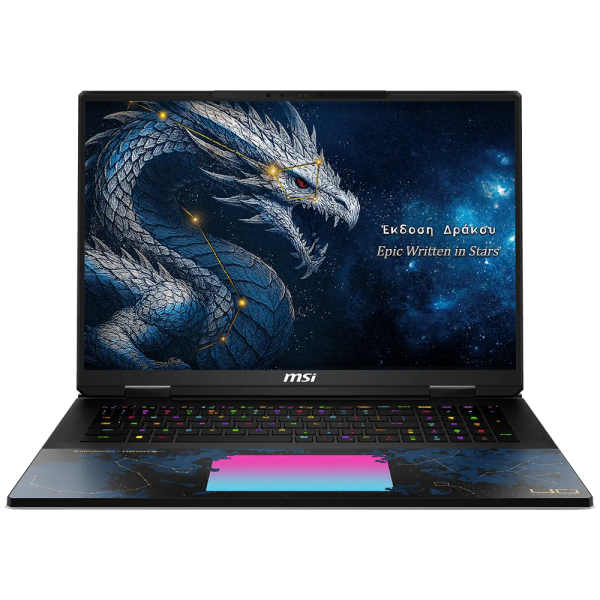 Ноутбук MSI Titan 18 HX Dragon Edition Draco Epic A2WJ-1430RUY Intel Core Ultra 9 290HX Plus/64Gb (2*32 D5)/SSD4Tb/RTX5090 24Gb (175W)/18