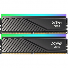 Модуль памяти 16GB DDR5 5600 DIMM XPG Lancer Blade Black RGB kit 2*8gb, CL46-45-45, 1.1V, Intel XMP 3.0 и AMD EXPO, NON ECC, single rank