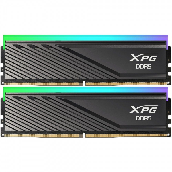 Модуль памяти 16GB DDR5 5600 DIMM XPG Lancer Blade Black RGB kit 2*8gb, CL46-45-45, 1.1V, Intel XMP 3.0 и AMD EXPO, NON ECC, single rank