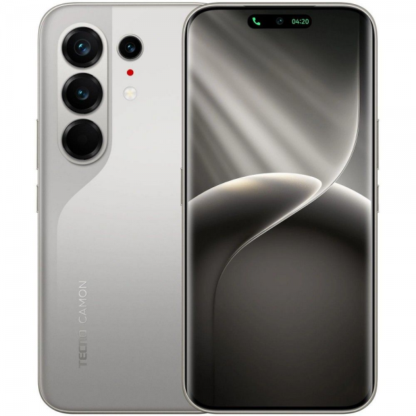 Смартфон Tecno Camon 50 Ultra 5G 12+256 GB, серебристый (CN7C 256+12, Nebula Titanium)