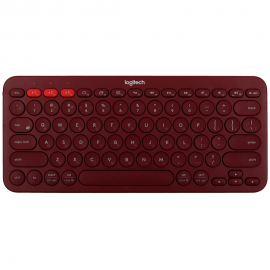 Клавиатура беспроводная Logitech K380 920-007655, Bluetooth, красный (920-007655)