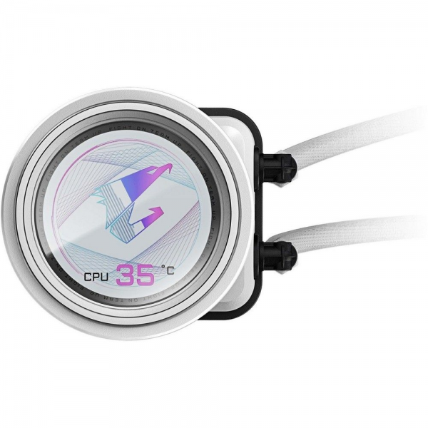 Жидкостная система охлаждения Gigabyte AORUS ELITE 240I  2 x 120mm ARGB Fan, RTL