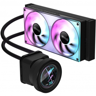 Жидкостная система охлаждения Gigabyte AORUS ELITE 240  2 x 120mm ARGB Fan, RTL