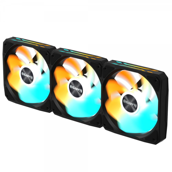 Вентилятор в корпус Gigabyte GBT EZRVSFAN1203 3X120mm ARGB FANs set. PWM, 3 Pin