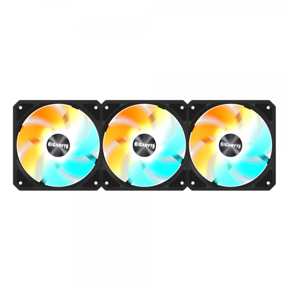 Вентилятор в корпус Gigabyte GBT EZRVSFAN1203 3X120mm ARGB FANs set. PWM, 3 Pin