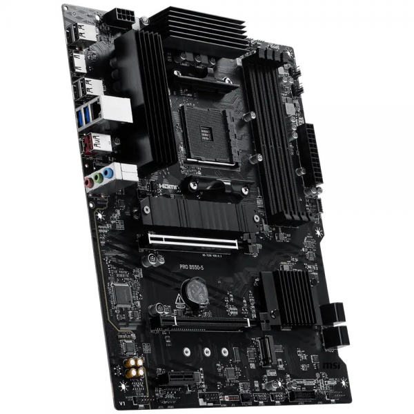 Материнская плата MSI PRO B550-S B550, AM4, 4*DDR4, 2*PCIEx16, 1xPCIEx1, 2*M.2, 2*TypeC, 1*USB3.2Gen2, 4*USB3.2Gen1, 8*USB2.0, 4*SATA3.0, 1G, HDMI, ATX, RTL