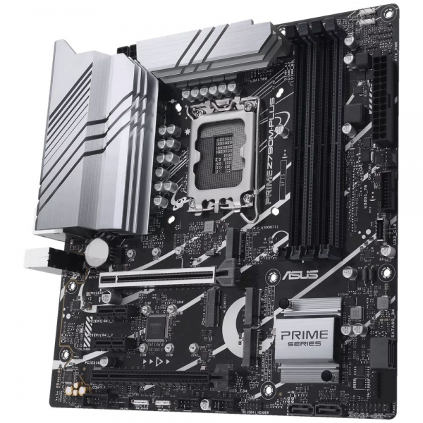 Материнская плата ASUS Bad Pack PRIME Z790M-PLUS LGA1700 mATX 4xDDR5 2xPCIEx16 2xPCIEx1 3xM.2 USB-C DP HDMI GLAN  bp