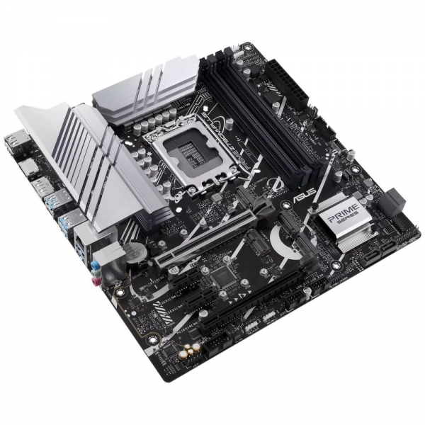 Материнская плата ASUS Bad Pack PRIME Z790M-PLUS LGA1700 mATX 4xDDR5 2xPCIEx16 2xPCIEx1 3xM.2 USB-C DP HDMI GLAN  bp