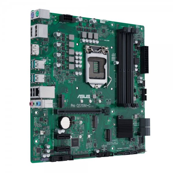 Материнская плата ASUS Bad Pack PRO Q570M-C/CSM LGA1200 mATX 4xDDR4 PCIEx16 2xPCIEx1 2xM.2 DP HDMI GLAN (165248) bp