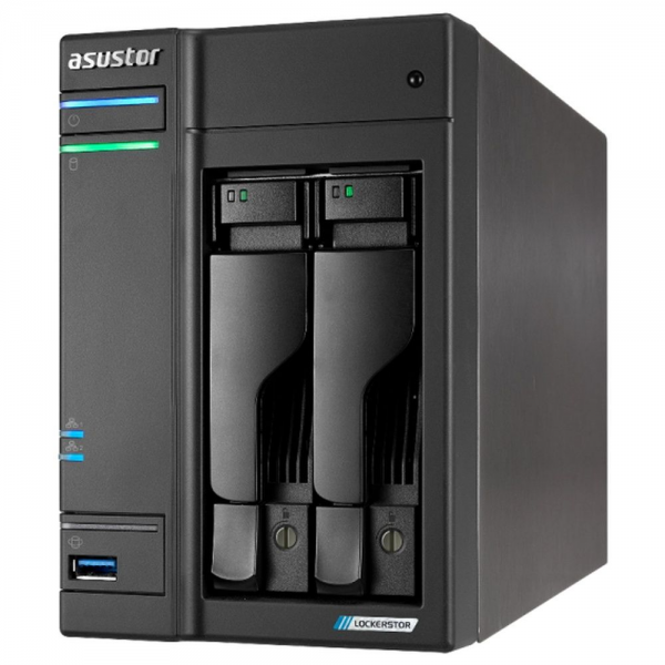 Платформа СХД ASUSTOR AS6702T V2 2 Bay 4xM.2 2x5GLAN 4GB (Max.16GB) DDR4 2xUSB HDMI (90IX01N1-BW3S60)