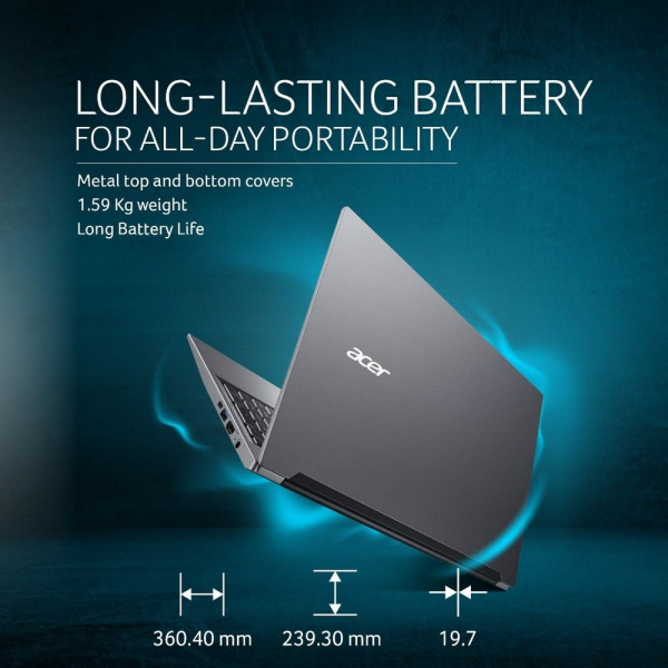 Ноутбук Acer Aspire Lite AL15-41 AMD Ryzen 3 5400U/8Gb (1*8 D4)/SSD256Gb/15.6