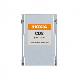Твердотельный накопитель SSD KIOXIA Enterprise SSD KCD81VUG3T20  3D TLC NAND, PCIe 4.0 NVMe (x4), W/R 7200/3800, 3 DWPD, MTBF 2.5