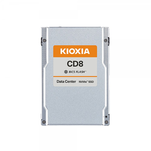 Твердотельный накопитель SSD KIOXIA Enterprise SSD KCD81VUG3T20  3D TLC NAND, PCIe 4.0 NVMe (x4), W/R 7200/3800, 3 DWPD, MTBF 2.5