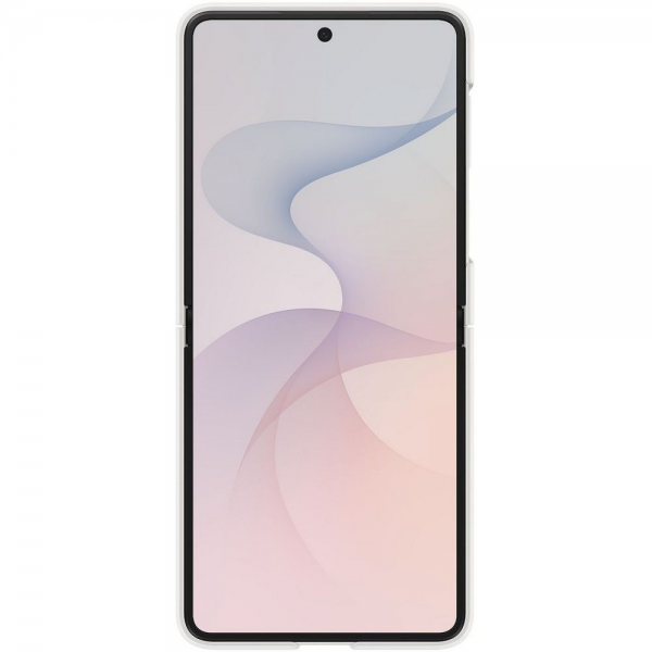Силиконовый чехол с кольцом и магнитным креплением Samsung Galaxy Z Flip 8 (EF-EF776CWEGRU) Bad Pack