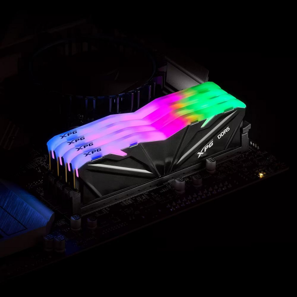 Модуль памяти 32GB XPG DDR5 5600 DIMM Armax RGB AX5U5600C4616G-DTAMRBK Non-ECC, CL46-45-45, 1.1V, Heat Shield, Kit (2x16GB), RTL