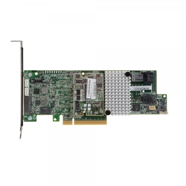 RAID-контроллер Broadcom LSI MegaRAID SAS 9361-4i SGL (LSI00415 / 05-25420-10) PCIe 3.0 x8 LP, SAS/SATA 12G, RAID 0,1,5,6,10,50,60, 4port (1*int SFF8643), Cache 1GB, 3108ROC, {5}, (003051)