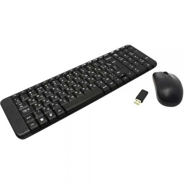 Комплект клавиатура и мышь Logitech  MK220 |920-003169| Комплект беспроводной Logitech MK220 {8}, (029927)