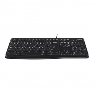 Клавиатура Logitech K120 for Business |920-002522| черная, офисная, 104 клавиши, защита от воды, USB 1,5м, brown box, (021419)