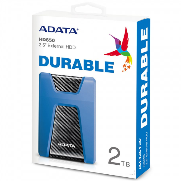 Жесткий диск внешний ADATA HD650 AHD650-2TU31-CBL 2TB 2.5