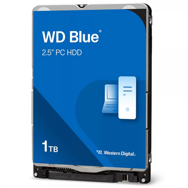 Жесткий диск Western Digital 2,5'' 1TB WD10SPZX Blue SATA3,6Gb/S, Cache 128Mb,5400rpm {50} (845319)