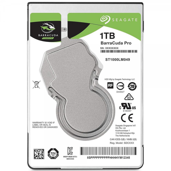 Жесткий диск Seagate BarraCuda Pro ST1000LM049 1TB 2.5