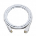 Кабель HDMI Cablexpert CC-HDMI4-W-6, 1.8м, v1.4, 19M/19M, белый, позол.разъемы, экран, пакет {100}
