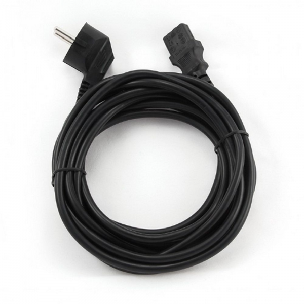 Кабель питания Cablexpert PC-186-10, 3.0м, Schuko- C13, 6А, Сечение провода: 0,5 мм2, черный, с заземлением {75}