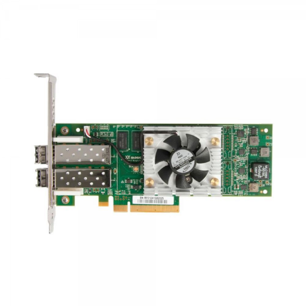 Сетевой адаптер Qlogic QLE2672-CK 16Gb/s FC HBA, 2-port, PCIe v2.0 x8 (или v3.0 x4), LC MMF (упаковка: блистер, в комплекте планки FH и LP) (002720)
