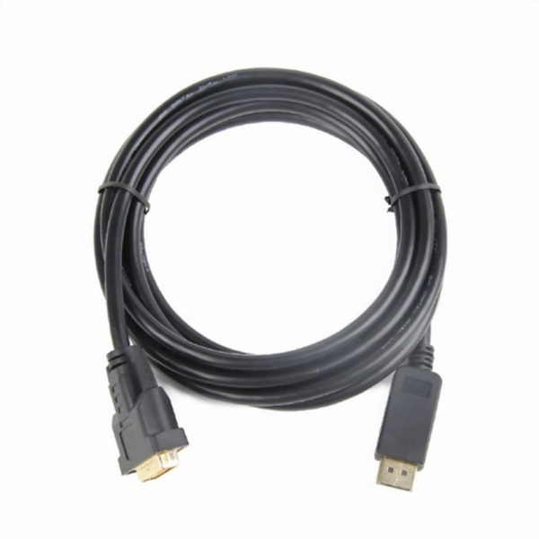 Кабель DisplayPort-DVI Cablexpert CC-DPM-DVIM-6, 20M/25M, 1.8м, черный, экран, пакет