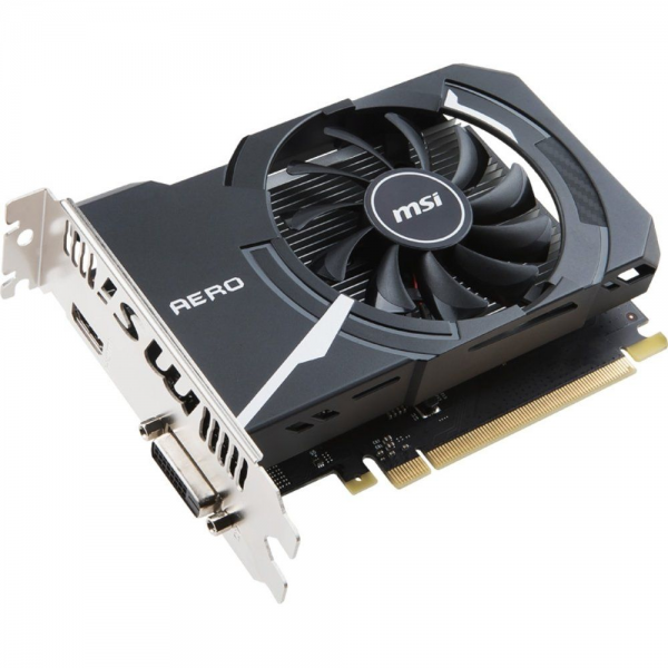 Видеокарта MSI GT1030 AERO ITX OC 2GB DDR4 64bit DVI HDMI 1FAN RTL {20} (561413)