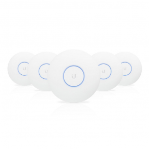 Точка доступа Wi-Fi Ubiquiti UniFi AP AC Pro (5-pack) |UAP-AC-PRO-5| Ubiquiti точка доступа, 2.4/5 ГГц, 3x3 MIMO, до 1300+450 |UAP-AC-PRO-5| Мбит/с, 2 гигабитных сетевых порта, поддержка питания IEEE 802.3af PoE / 802.3at PoE+ (5-pack) (025464) {4}