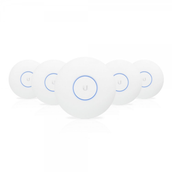 Точка доступа Wi-Fi Ubiquiti UniFi AP AC Pro (5-pack) |UAP-AC-PRO-5| Ubiquiti точка доступа, 2.4/5 ГГц, 3x3 MIMO, до 1300+450 |UAP-AC-PRO-5| Мбит/с, 2 гигабитных сетевых порта, поддержка питания IEEE 802.3af PoE / 802.3at PoE+ (5-pack) (025464) {4}