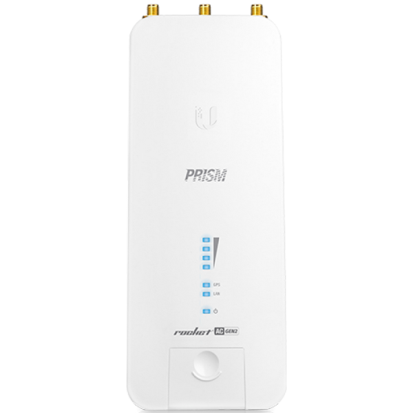 Точка доступа Wi-Fi Ubiquiti Rocket 5AC PRISM Gen2 |RP-5AC-Gen2| Ubiquiti точка доступа 5 ГГц, PtMP/PtP, airMAX ac, 2x RP-SMA, |RP-5AC-Gen2| фильтры airPrism, GPS Sync (020268) {10}