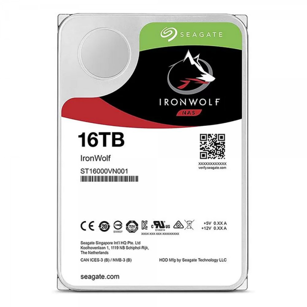 Жесткий диск Seagate IronWolf NAS ST16000VN001 16TB 3.5