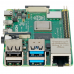 Одноплатный компьютер Raspberry Pi  4 Model B (RA545) Retail, 4GB RAM, Broadcom BCM2711 Quad core Cortex-A72 (ARM v8) 64-bit SoC @ 1.5GHz CPU, WiFi, Bluetooth, 40-pin GPIO, 2x USB 3.0, 2xUSB 2.0,2x micro-HDMI,USB-C 5V Power разъем (RASP4448) (931182)
