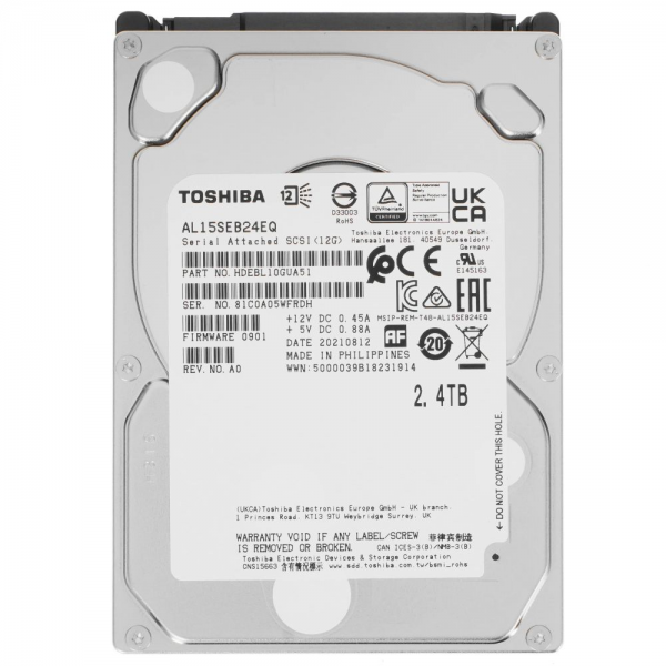 Жесткий диск серверный Toshiba Enterprise Peformance AL15SEB24EQ 2.4TB 2.5
