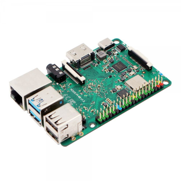 Одноплатный компьютер RockPi  4 Model A 4GB RK3399/4GB {135} (OEM)