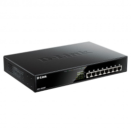 Коммутатор D-Link DGS-1008MP/B1A Неуправляемый коммутатор с 8 портами 10/100/1000Base-T с поддержкой PoE 802.3af/802.3at (30 Вт, PoE бюджет 140 Вт) и функцией энергосбережения {5} (439865)
