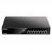 Коммутатор D-Link DGS-1008MP/B1A Неуправляемый коммутатор с 8 портами 10/100/1000Base-T с поддержкой PoE 802.3af/802.3at (30 Вт, PoE бюджет 140 Вт) и функцией энергосбережения {5} (439865)